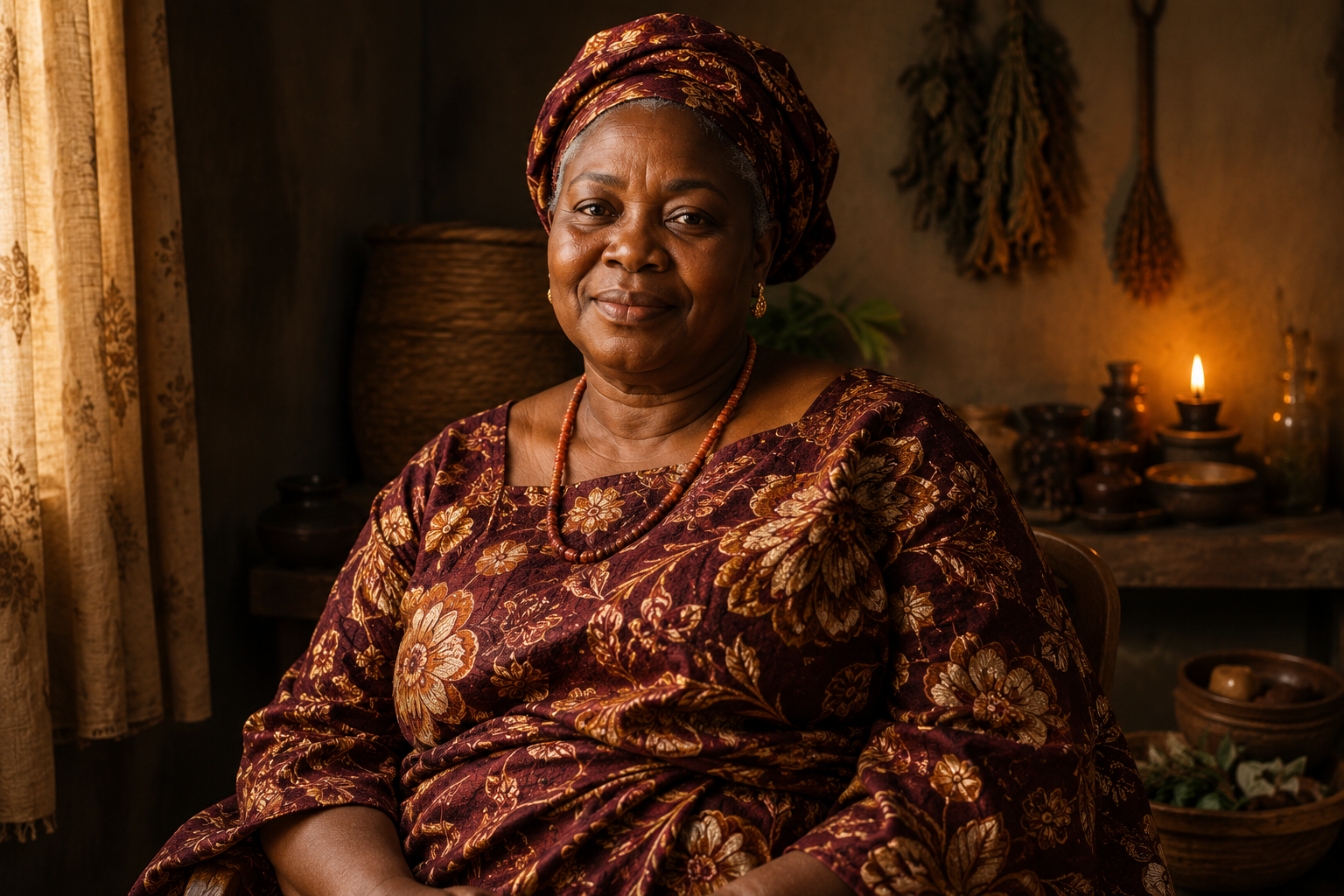 Mama Ngozi — the wise elder